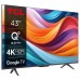 TCL 43T7B 43 colos 4K QLED Smart TV Google TV